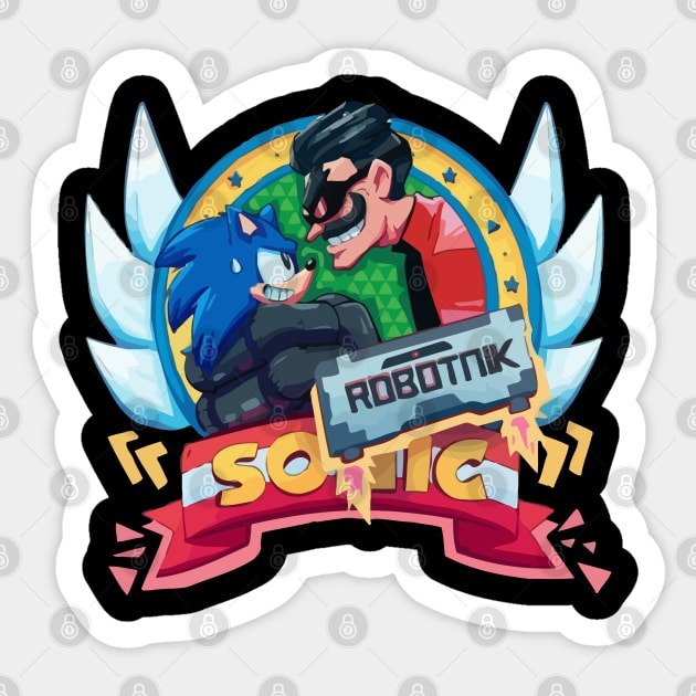 Sonic Robotik Sticker by woleswaeh